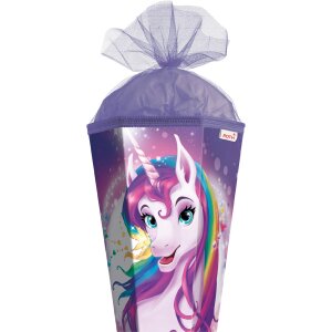 Motivschultüte Einhornportrait sechseckig von Roth,...