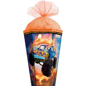 Motivschultüte Monstertruck Fire sechseckig von...