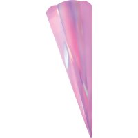 Schultütenrohling metallic irisierend pink, h: 68 cm