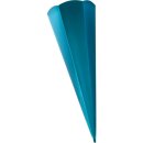 Schultütenrohling irisierend hellblau, h: 68 cm