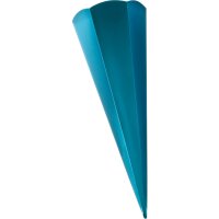 Schultütenrohling irisierend hellblau, h: 68 cm