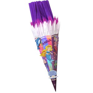 5er Set Schultütenrohlinge irisierend, h: 68 cm, Ende KW 18 lieferbar