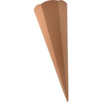 Schultütenrohling aus Kraftkarton, h: 68 cm
