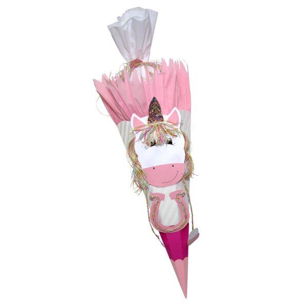 Schultüte Bastelset Einhorn von Prell, inkl. Schulstarterpaket GRATIS