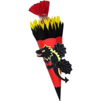 Schultütenrohling zum Stecken, 68 cm Rot