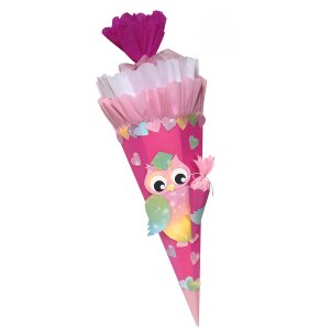Schult&uuml;tenrohling zum Stecken, 68 cm Pink