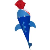 Schultüte Bastelset Haifisch von Prell, inkl. Schulstarterpaket GRATIS