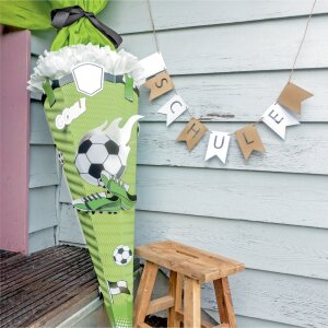 Schultüte Bastelset Fußball von URSUS, inkl. Schulstarterpaket GRATIS