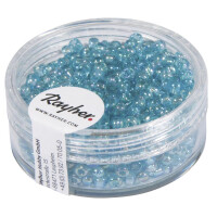 Rocailles, 2,6 mm ø, transp.gelüstert