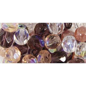 Glas Schliffperle, 6mm &oslash;