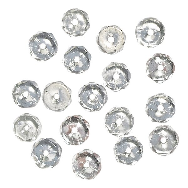 Glas Schliffperle, 3mm ø, Dose 100Stück,...