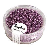 Metallic-Rocailles, matt, 2,6 mm ø, Dose 17g, violett