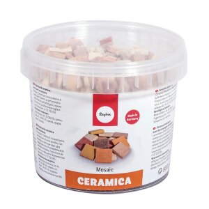 Ceramica Mosaik Mix, 1x1cm, ca.780Stück, Dose 800g,...