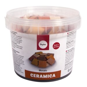 Ceramica Mosaik Mix, 2x2cm, ca.200Stück, Dose 800g,...