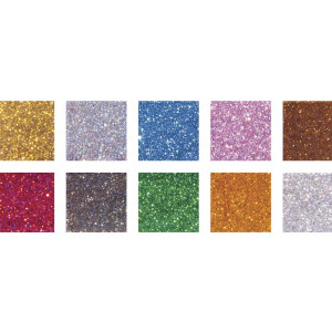 Acryl Mosaik Mix, Glitter, 1x1cm, ca. 1200Stück,...