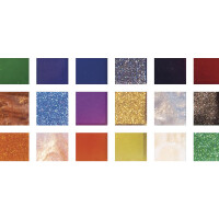 Acryl Mosaik Mix, 1x1cm, ca. 1200Stück, Dose 300g, bunt