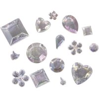 Acryl-Strass-Mix, versch. Formen