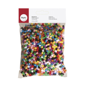Bügelperlen , 5mm ø, bunter Mix, SB-Btl...
