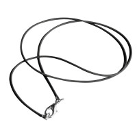 Kautschuk-Collier, 1,25mm ø, 42cm, SB-Btl 1Stück