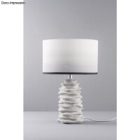 Lampenschirm, rund, 25cm ø, 15cm, geeignet für E27, max. 60 Watt, weiß