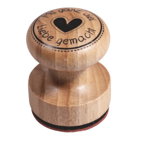 Stempel Mit Liebe, 3cm &oslash;