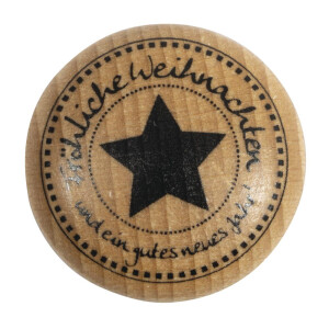 Stempel Fröhliche Weihnachten, 3cm ø