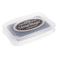 Versa Magic Chalk- Stempelkissen Größe L, 9,9x6,8x1,9cm, schwarz