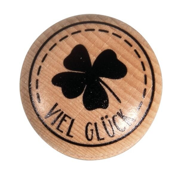 Stempel Viel Glück, 3cm ø