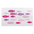 Wachsmotiv Fische, 8,5x5cm, SB-Btl 1Stück, pink