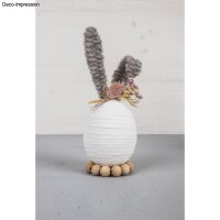 Styropor-Ei, voll, Höhe 12 cm