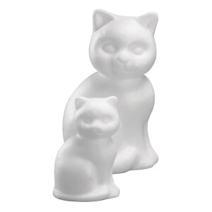 Styropor-Katze, 23 cm