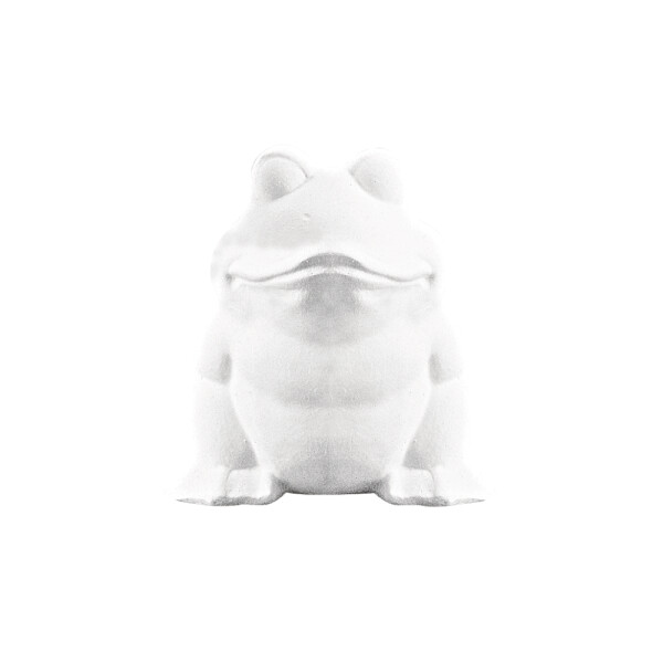 Styropor-Frosch, 13 cm