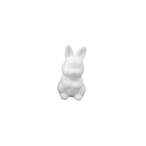 Styropor-Hase, stehend, 8 cm