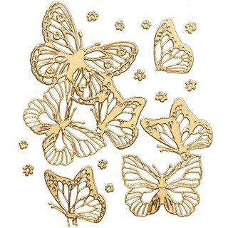 Klebemotiv 3D: Schmetterlinge