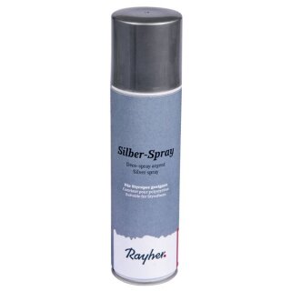 Deko-Spray, styroporgeeignet, Dose 150ml, silber