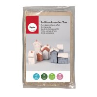 Lufttrocknender Ton, 1kg, weiß