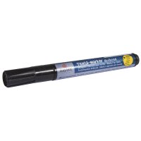 Textil-Marker Glitter deckend, Rundspitze 1-2 mm, mit Ventil, schwarz