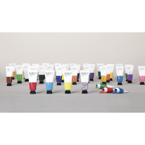 Acrylfarben Künstler Set, 36 Farben x 22ml, Set 792ml, bunt