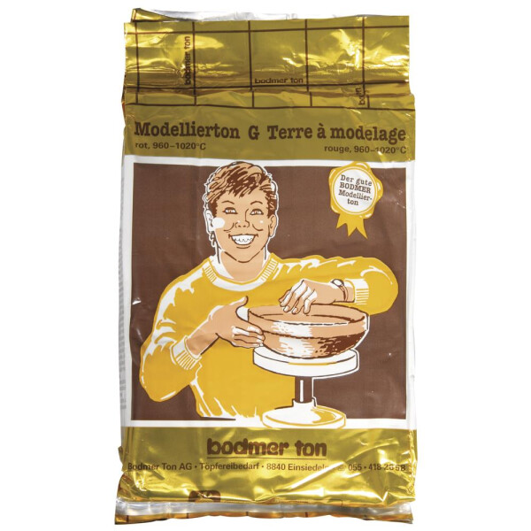 Bodmer Töpferton G, fein, 2,2kg, terrakotta