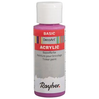 Acrylic-Bastelfarbe, Flasche 59 ml, hot-pink