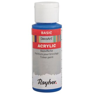 Acrylic-Bastelfarbe, Flasche 59 ml, royalblau