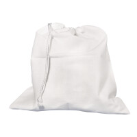 Schuhbeutel, weiß, 32x35cm, mit Kordelzug, SB-Btl 1Stück