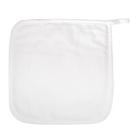 Topflappen, quadratisch, weiß, 19x19cm, SB-Btl 2Stück