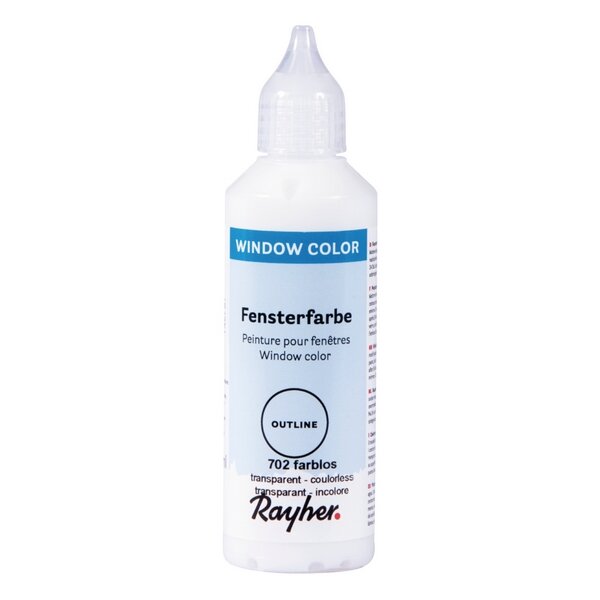 Konturenfarbe easy paint, Flasche 80 ml, farblos