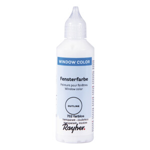 Konturenfarbe easy paint, Flasche 80 ml, farblos