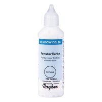 Konturenfarbe easy paint, Flasche 80 ml, farblos