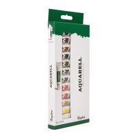 Künstler-Set Aquarellfarben, 12 Farben x 12ml, Set 144ml