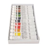 Künstler-Set Aquarellfarben, 12 Farben x 12ml, Set 144ml