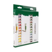 Künstler-Set Aquarellfarben, 24 Farben x 12ml, Set 288ml