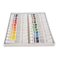 Künstler-Set Aquarellfarben, 24 Farben x 12ml, Set 288ml